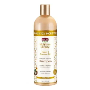 شامپو آبرسان آفریکن پراید Moisture Miracle عسل و روغن نارگیل حجم 475 میلی‌لیتر