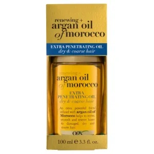 روغن آرگان مراکش او جی ایکس مدل Extra Penetrating Oil حجم 100 میل | ترمیم موهای خشک و آسیب‌دیده
