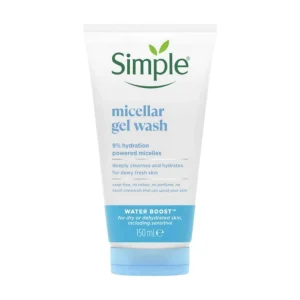 ژل شستشوی صورت سیمپل مدل Micellar Gel Wash Water Boost حجم 150 میل