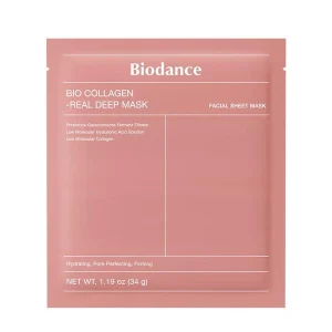 ماسک ورقه‌ای کلاژن بیودنس Bio Collagen Real Deep Mask