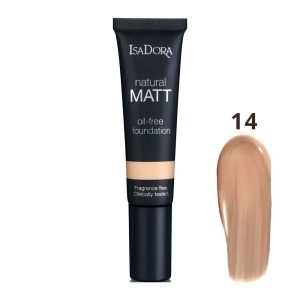 کرم پودر مات ایزادورا Natural Matt بدون چربی 35 میل | پوشش طبیعی و ماندگار شماره 14