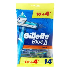 خودتراش ژیلت Blue II Plus بسته 14 عددی