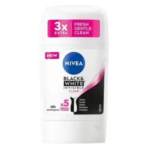 استیک ضدتعریق نیوآ مدل Black & White Invisible Clear حجم 50 میل