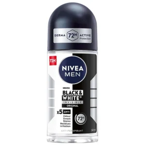رول ضد تعریق نیوآ مردانه Black & White Invisible Original حجم 50 میل