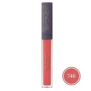 رژلب مایع سیدنی شماره 746 مدل Matte Liquid Lip Colour حجم 6.5 میلی‌لیتر