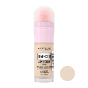 میکاپ 4 در 1 میبلین Instant Age Rewind Perfector Glow شماره 00 Fair-Light حجم 20 میلی‌لیتر