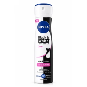 اسپری ضد تعریق نیوآ Black & White حجم 150 میلی‌لیتر