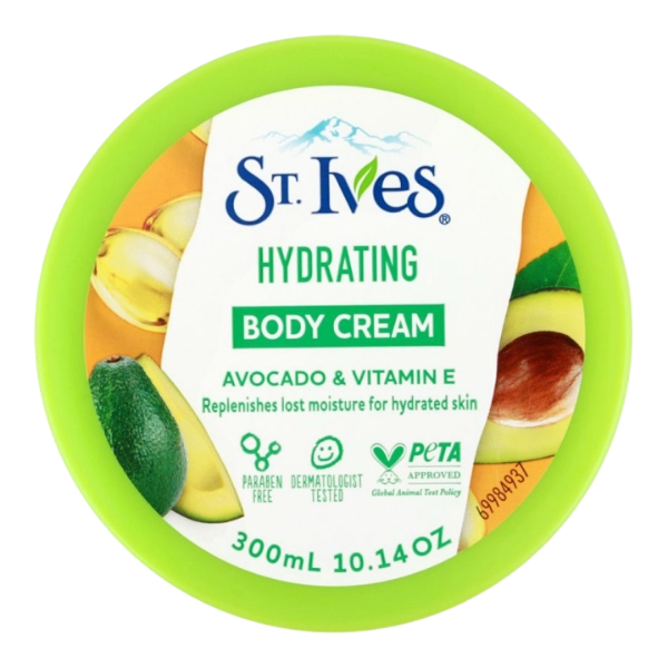 کره بدن سنت ایوز مدل Hydrating Avocado & Vitamin E حجم ۳۰۰ میلی‌لیتر